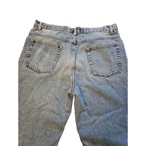 Burry Lane Blue Jeans Fleece Lined Men's Size W38 L32 Front Back Pockets Zipper - Picture 9 of 9